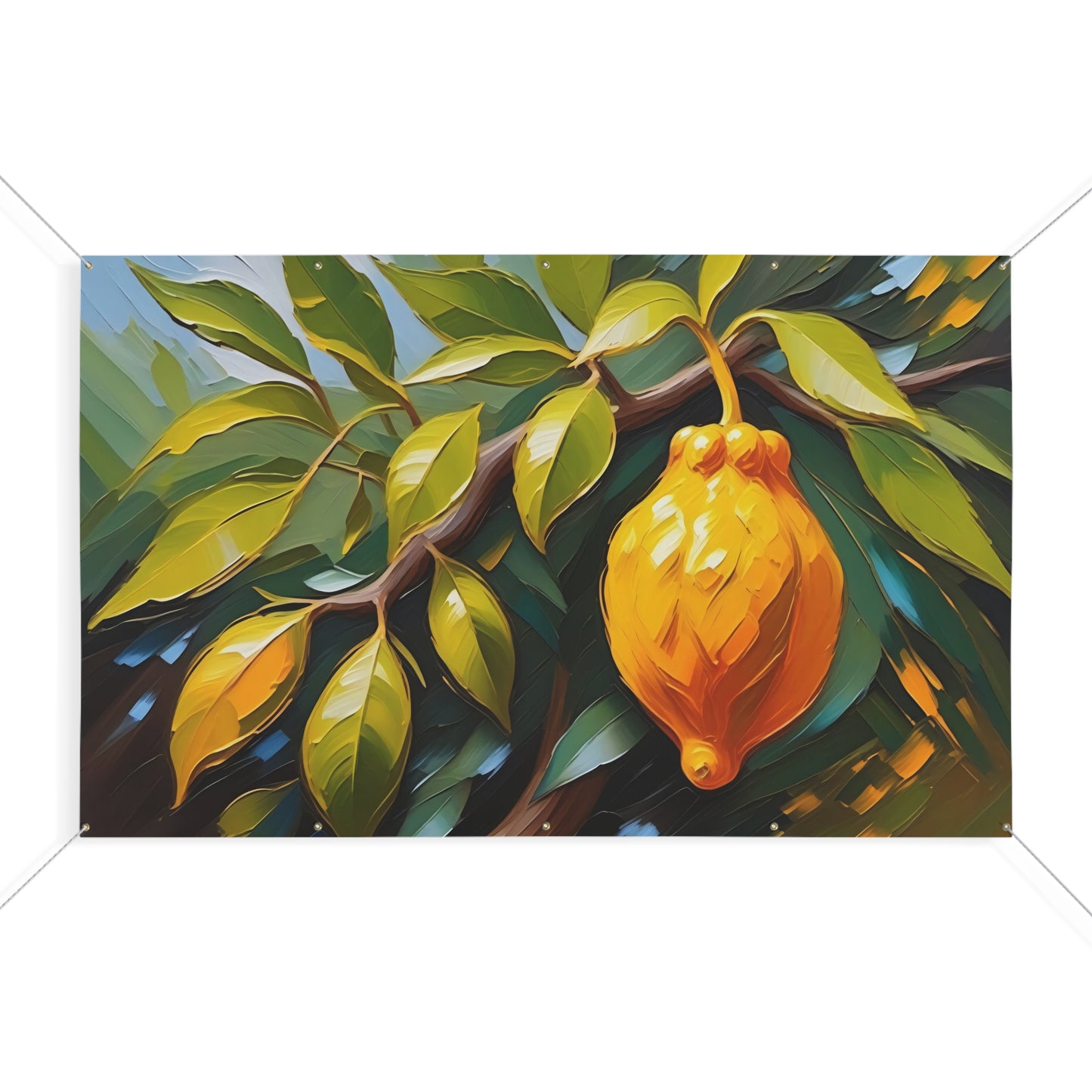 Etrog Tree printed on Matte Vinyl Banner