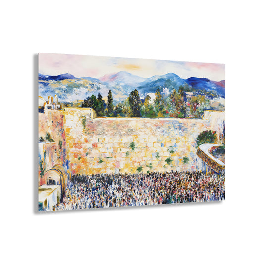 Colorful Kotel Painting Acrylic Print