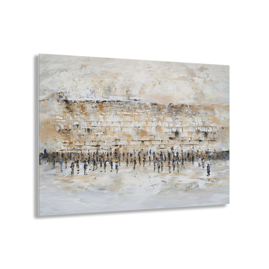 Kotel in Winter Painting Acrylic Print