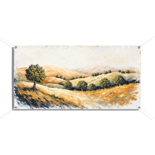 Jerusalem Landscape Vinyl Banner