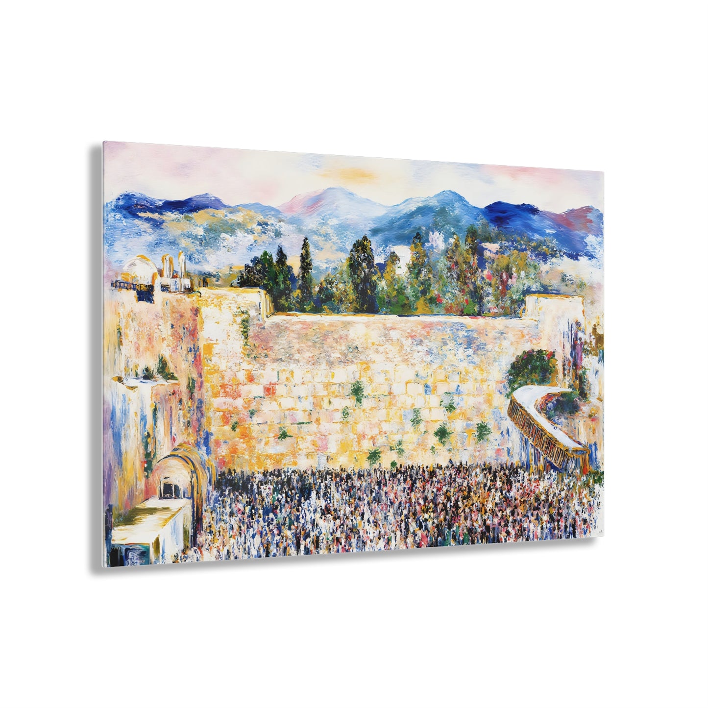 Colorful Kotel Painting Acrylic Print